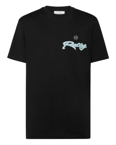 T-shirt Round Neck SS Stripes Hexagon