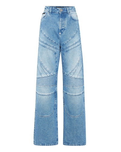 Skater Fit Denim Trousers Racing