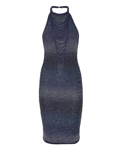 Paillettes Mini Dress Multicutting