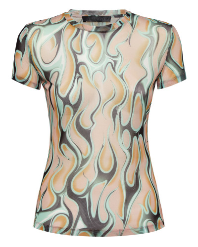 Tulle T-Shirt Sexy Pure SS Flame
