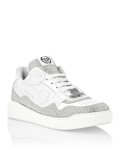 Leather Low-Top Sneakers Moon Walker