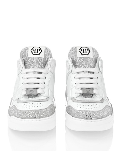 Leather Low-Top Sneakers Moon Walker