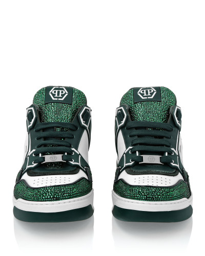 Leather Low-Top Sneakers Moon Walker