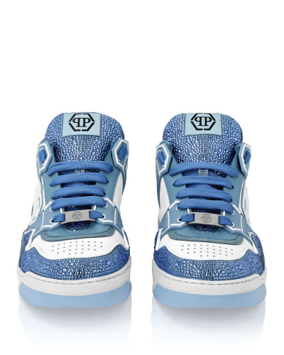 Leather Low-Top Sneakers Moon Walker