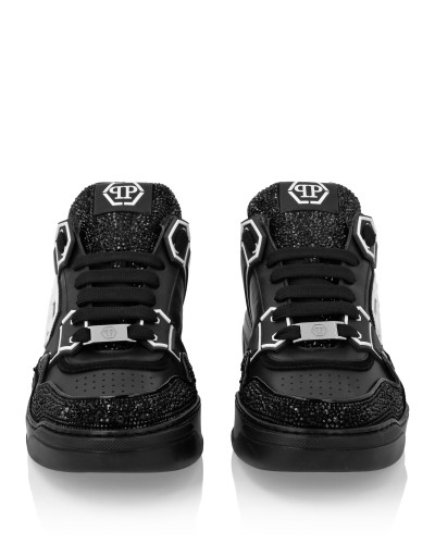 Leather Low-Top Sneakers Moon Walker