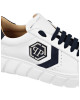 Nappa Leather Lo-Top Sneakers Hexagon