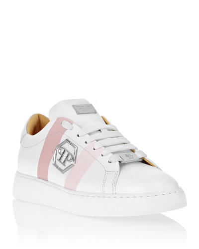 Leather Lo-Top Sneakers Hexagon