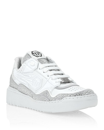 Leather Low-Top Sneakers Moon Walker