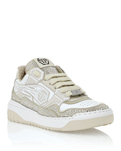 Leather Low-Top Sneakers Moon Walker