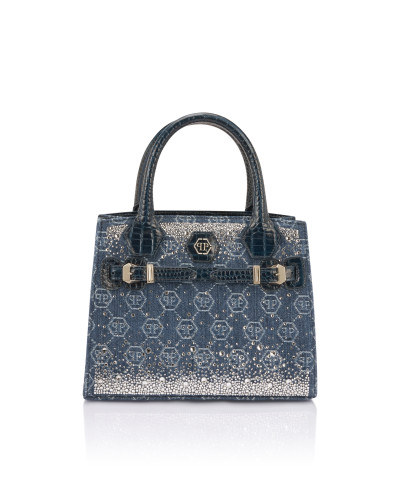 Dynasty Small Shopper Bag Monogram Strass