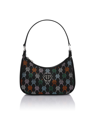 Shoulder Bag Multicolor Monogram Strass