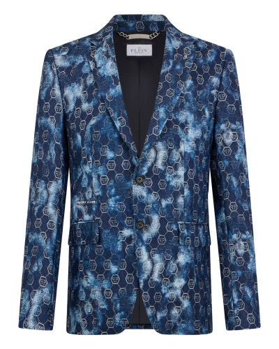 Jacquard Denim Blazer Monogram