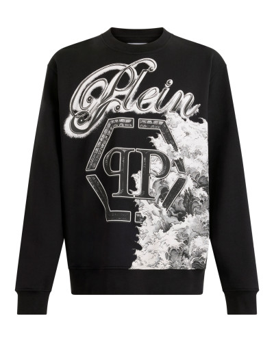 Round Neck Sweatshirt Ceramic Signature