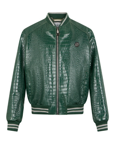 Leather Bomber Jacket Cocco