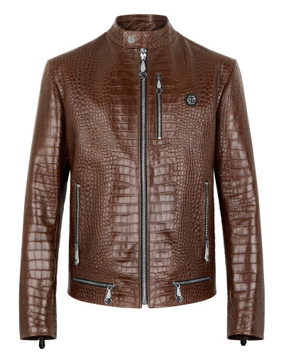 Leather Moto Jacket Cocco