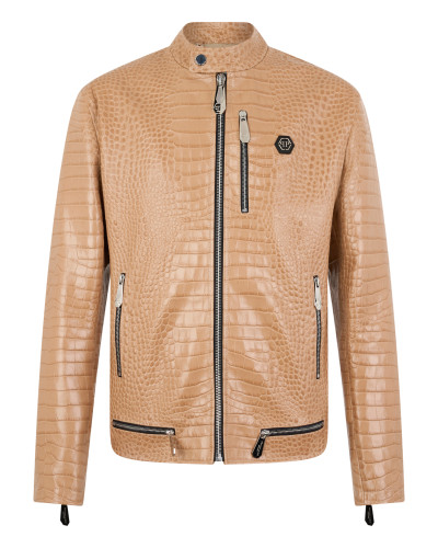 Leather Moto Jacket Cocco