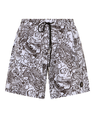 Swimming Shorts Skull All-Over