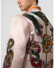 Shiny Satin Bomber Tattoo Patches Strass