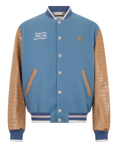 Varsity Bomber Cocco Sleeves Milan