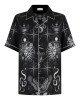 Silk Bowling Shirt All-Over Tattoo