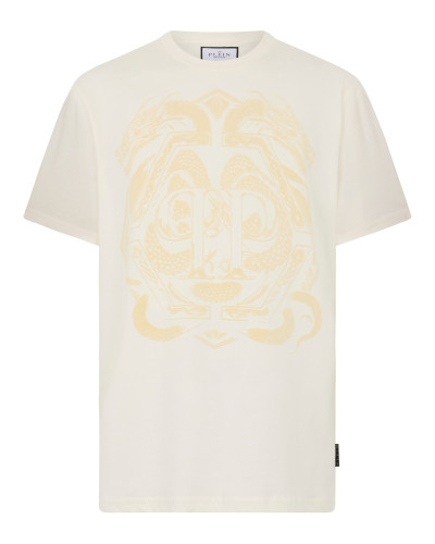 Printed Round Neck T-Shirt Dragon