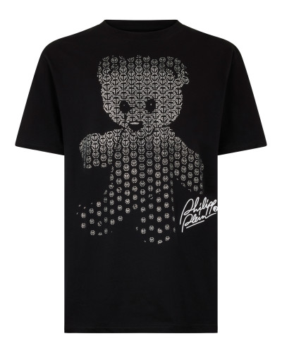 Round Neck T-Shirt Teddy Strass Teddy Bear