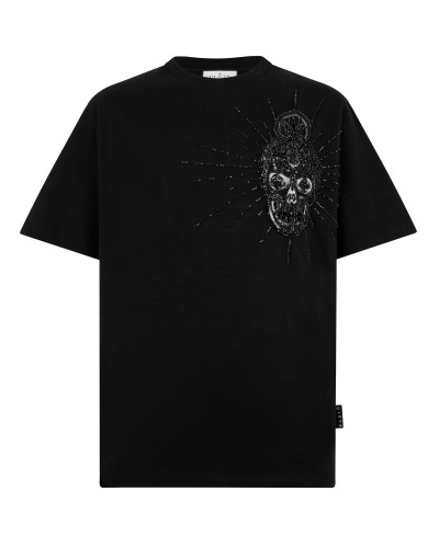 Round Neck T-Shirt Skull Stones