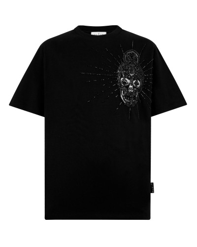 Round Neck T-Shirt Skull Stones