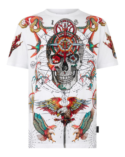 Round Neck T-Shirt Tattoo Stones