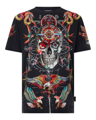 Round Neck T-Shirt Tattoo Stones