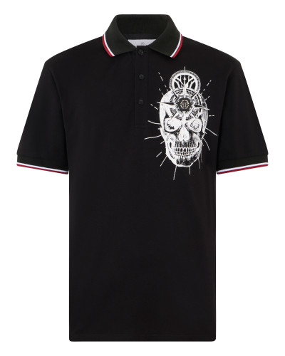 Polo T-Shirt Skull Tattoo