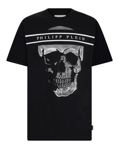 Round Neck T-Shirt Skull Logo Line