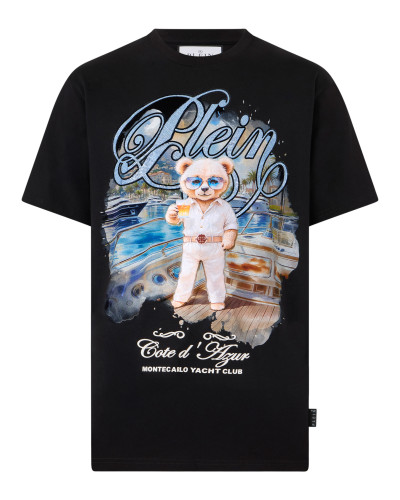 Round Neck T-Shirt Teddy Yachting Round Neck T-Shirt Teddy Yachting