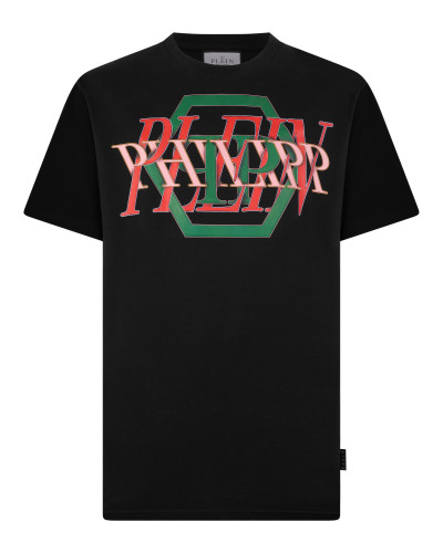 Round Neck T-Shirt Logo Hexagon