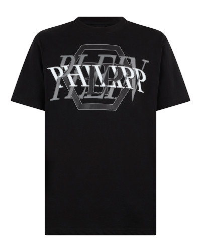 Round Neck T-Shirt Logo Hexagon