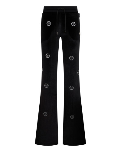 Chenille Jogging Pants Mini Monogram Strass Monogram Strass