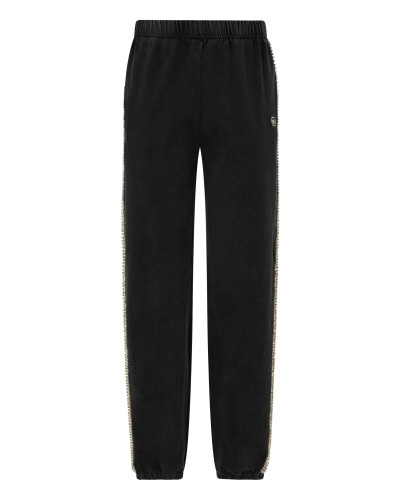 Cotton Joggers Strass