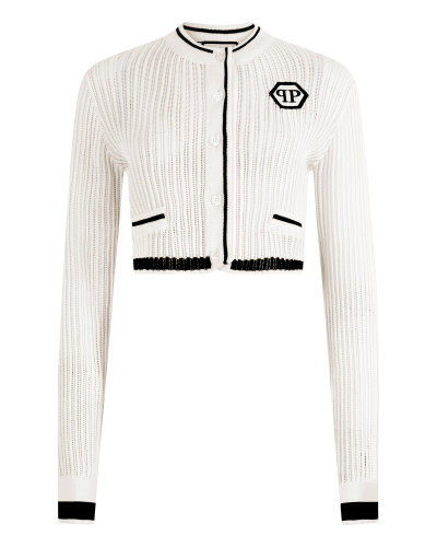 Knitted Cardigan Hexagon Hexagon