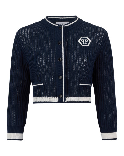 Knitted Cardigan Hexagon Hexagon