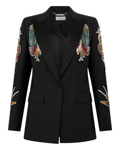 Boyfriend's Fit Blazer Tattoo Patches