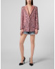 Boyfriend's Fit Blazer Butterfly Tattoo Paillettes