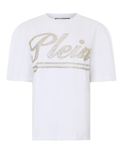 Man Fit T-Shirt Strass Signature Man Fit T-Shirt Strass Signature