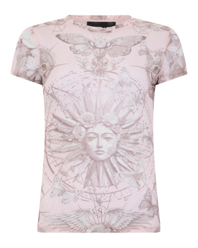 Tulle Sexy Pure Fit T-Shirt Butterfly Tattoo