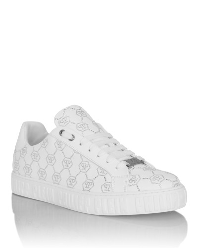 Low-Top Sneakers Carson Monogram Strass
