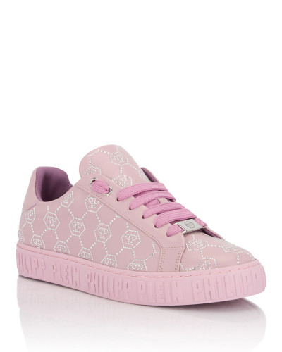 Low-Top Sneakers Carson Monogram Strass