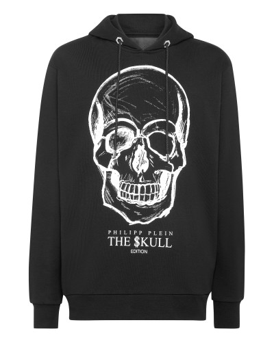 Hoodie sweatshirt print Skull