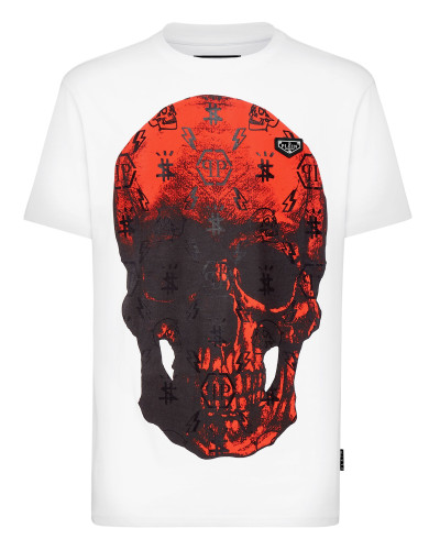 T-shirt Round Neck SS print Skull