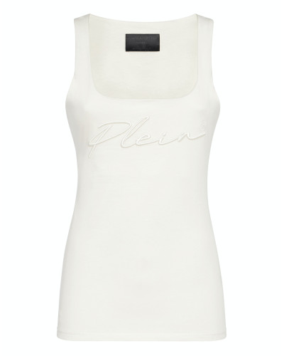 Leisurewear Tank top Embroidery Signature