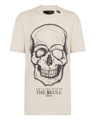 T-shirt Round Neck SS print Skull
