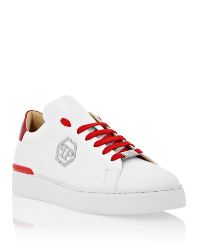 Lo-Top Sneakers Crocco Print Insert Hexagon